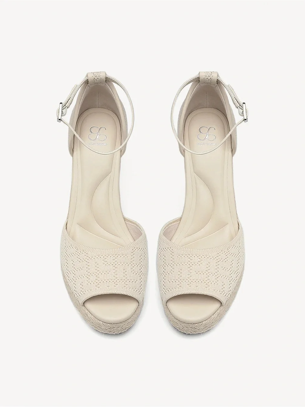 Cost Island commute Women’s Espadrille Wedge Sandal - Ivory size 7.5